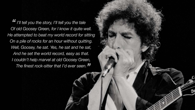 Illustration for article titled 9 Bob Dylan Lyrics That Prove Rock And Roll Can Be Poetry